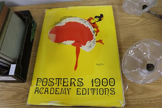 Academy ed poster book, Toulouse- Lautrec and a collection of old film posters